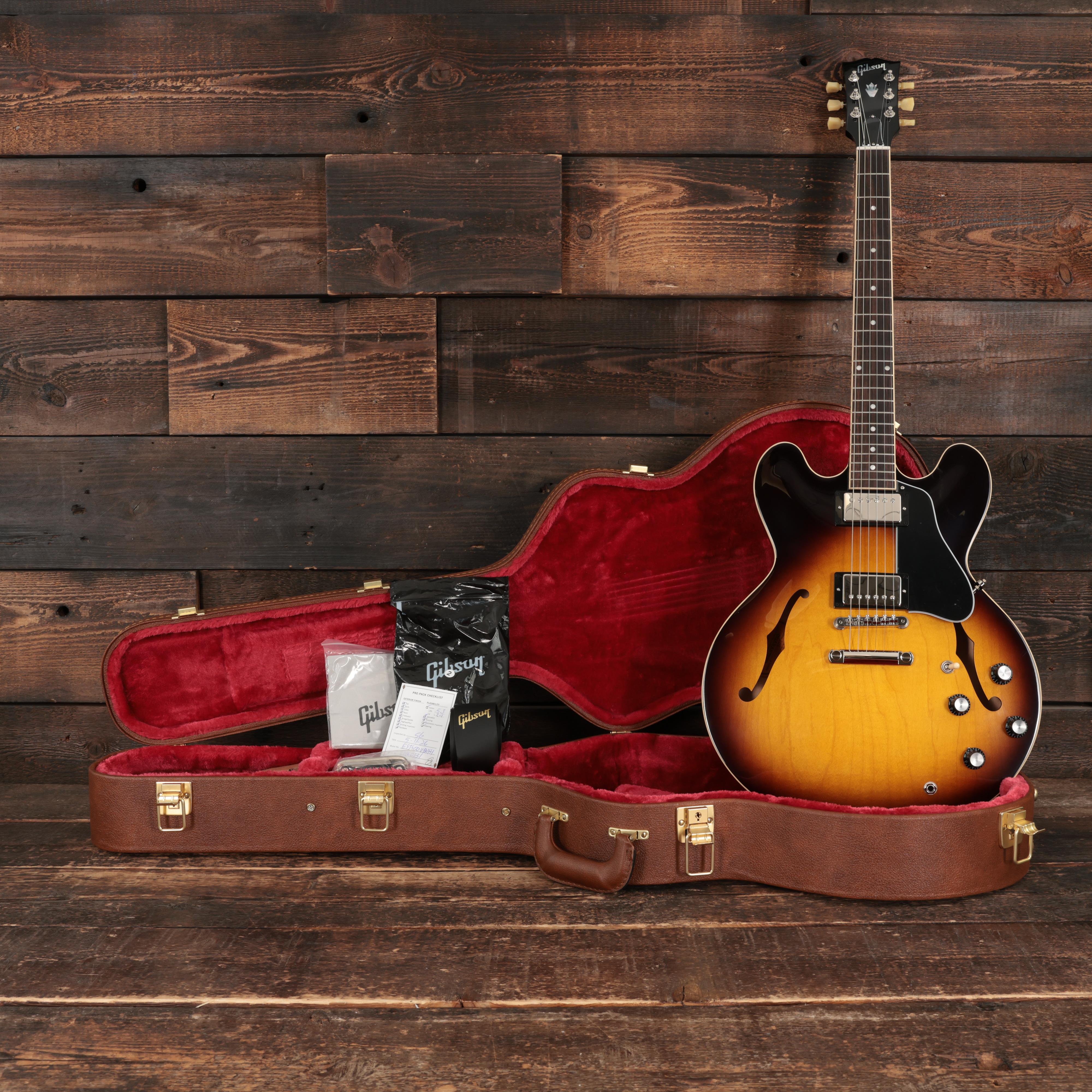 Gibson ES-335 Semi Hollow Electric Guitar in Vintage Burst